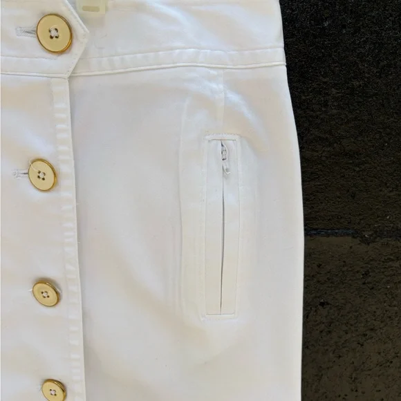 Sharagano Women’s White Pencil Skirt Resort Wear Size 16W - Picture 4 of 8